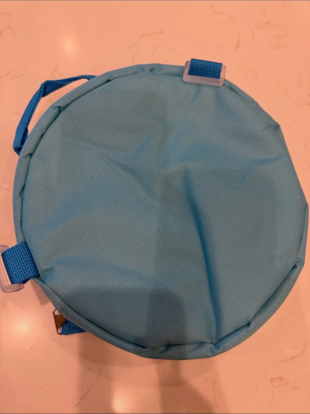 Disney Frozen Round Ana and Elsa Character Lunch Bag — Blue & Purple